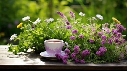 background herbal tea drink herb illustration flower green, floral healthy, organic food background herbal tea drink herb