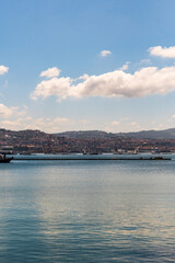Paisaje en el municipio de Moaña.