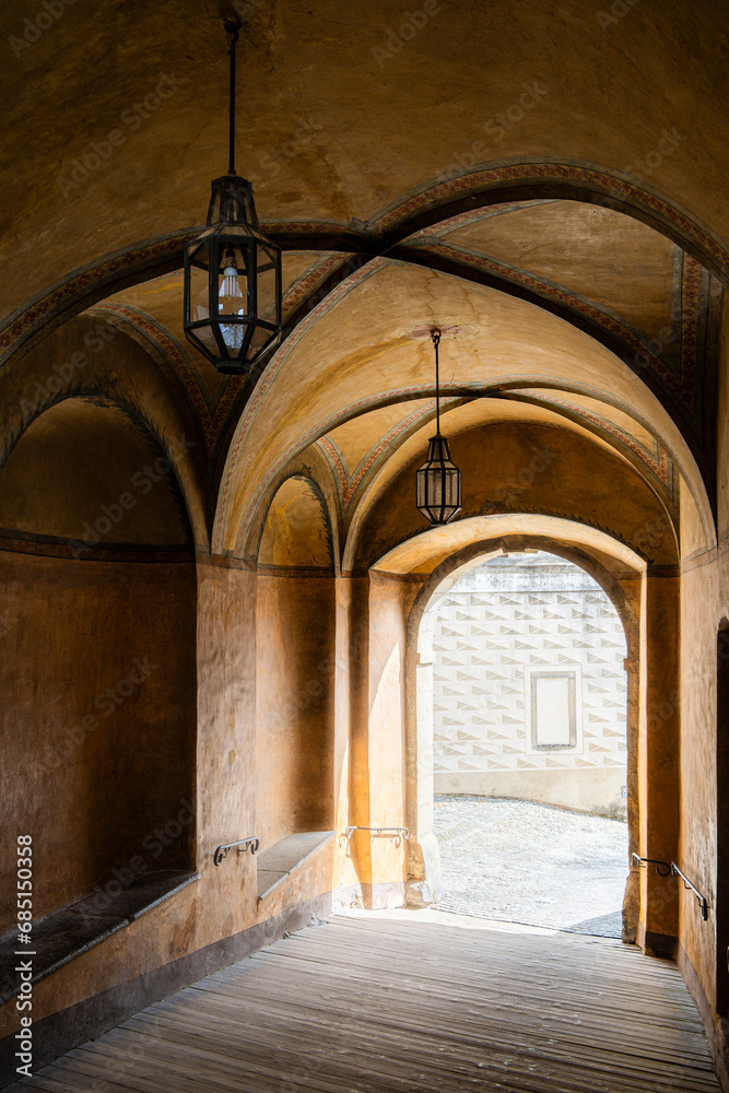 Canvas Prints Cesky Krumlov, Czech Republic, HDR Image