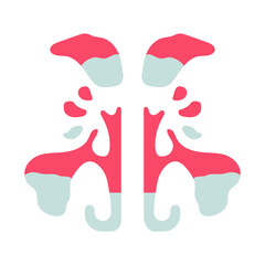 Sinuses icon in vector. Logotype