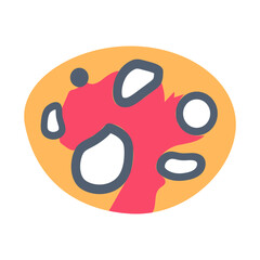 Ovarian Follicles icon in vector. Logotype