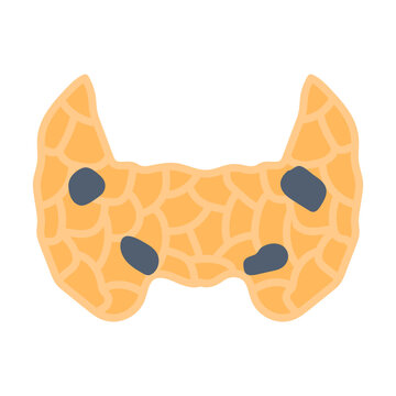 Parathyroid Glands icon in vector. Logotype