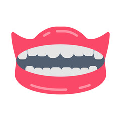 Teeth icon in vector. Logotype
