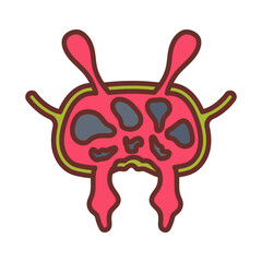 Lymph Nodes icon in vector. Logotype