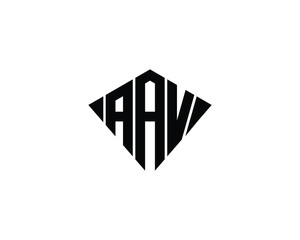 AAV logo design vector template