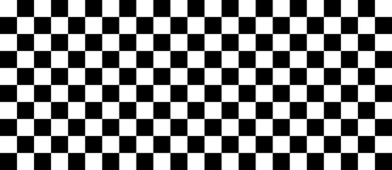 Fotobehang Checker background. Checkered flag. Racing flag. Race background. Vector illustration © stoker