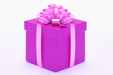 Pink gift box