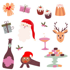christmas icon set