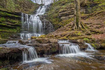 Scaleber Force waterfall in Yorkshire, UK
