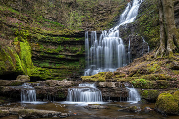 Scaleber Force waterfall in Yorkshire, UK