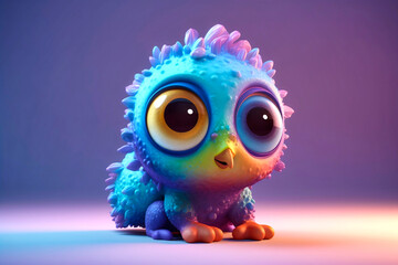 adorable little fictional with big eyes