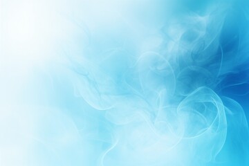 Blue and White Smoke Background