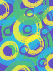 Circle concept abstract multicolor background digital.