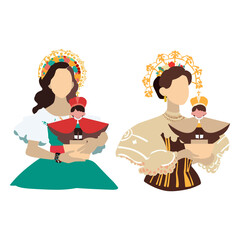 Traditional Cultural Reverence: Sinulog Devotees Honoring Santo Nino of Cebu