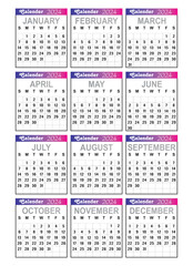 calendar for 2024 , Calendar of 2024 , 2024 Calendar New, calendar, year, date, day, month, 2024, agenda, vector, week, time, business, planner, january, july, may, new, design, april, organizer