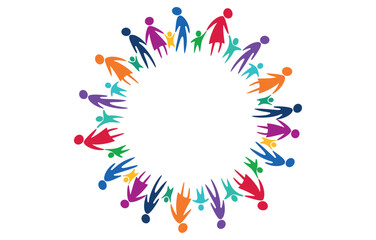 silhouette, sagome, famiglia, bambini, infanzia