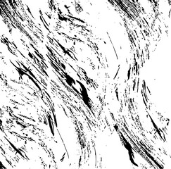 Vector brush sroke texture. Distressed uneven grunge background. Abstract distressed vector illustration. Overlay over any design to create interesting effect and depth. Black isolated on white. EPS10