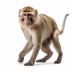 Fototapeta premium Isolated of monkey in white background