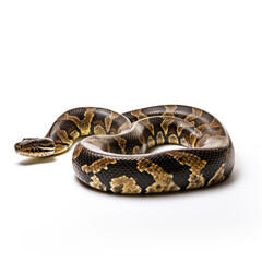 Obraz premium snake isolated in white background 