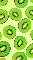 Fototapeta premium Tranches de kiwis vitaminés