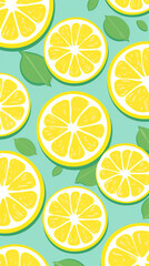 Fototapeta premium Tranches de citrons acidulés