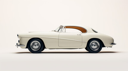 Fototapeta premium voiture vintage blanche