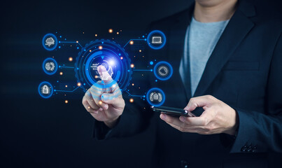 chat robot ai business technology digital solution support service data innovation conversation...