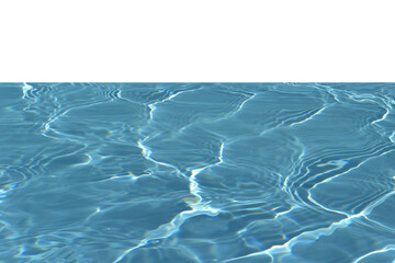 Bluewater bubbles on the surface ripples. Defocus blurred transparent white-black colored clear calm water surface texture with splash and bubbles. Water waves with shining pattern texture background.