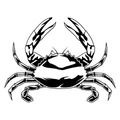 sea crab silhouette