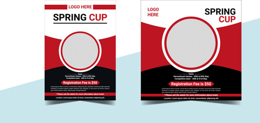 A flyer for a company brand design