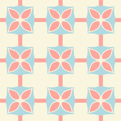 The seamless pattern is very beautiful.