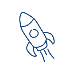 Business idea, startup doodle line icon 