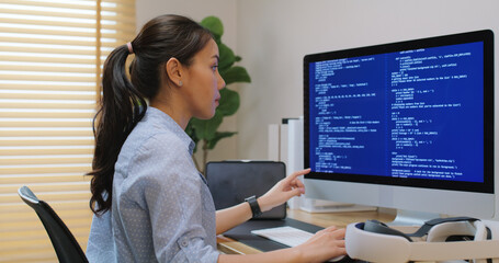 Metaverse app STEM platform developer future skill job workforce for asia people young woman work...