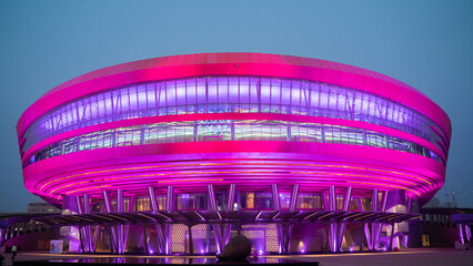 Bharat Mandapam is an International Exhibition-cum-Convention Centre located in New Delhi, India