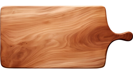 wooden board isolated on white