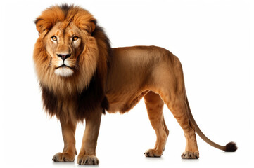 Obraz premium isolated lion animal concept