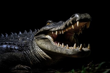 Obraz premium crocodile caiman object isolated