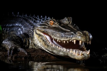 crocodile caiman object isolated