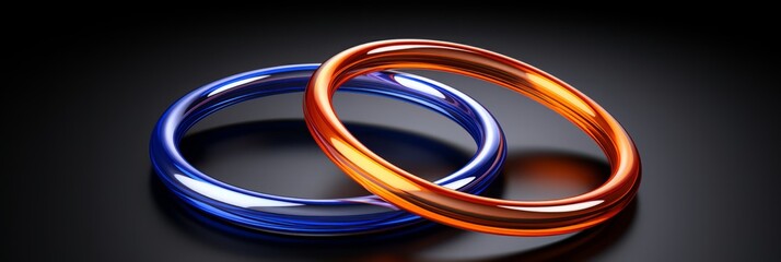 Metallic and Colorful Rings: Vibrant, Shiny, Artistic, and Sleek - A Modern Fashion Statement