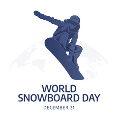 Flyers honoring World Snowboard Day or promoting associated events might utilize World Snowboard Day vector graphics. design of flyers, celebratory materials.
