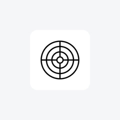 Color Wheel, Color Theory, Line Icon, Outline icon, vector icon, pixel perfect icon