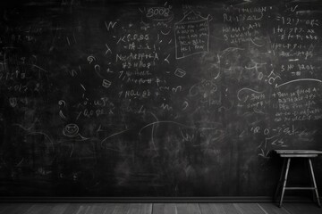 blackboard with chalk on a blackboard - obrazy, fototapety, plakaty