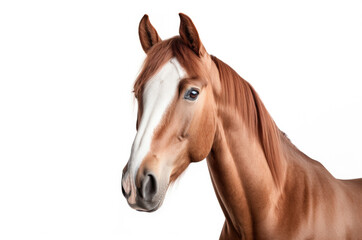 Obraz na płótnie Canvas isolated horse animal concept