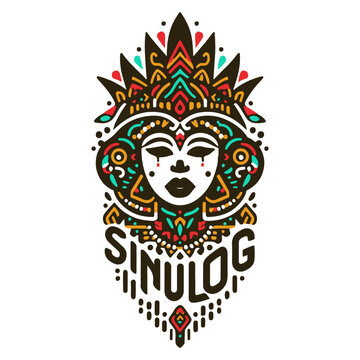 Santo Ni&ntilde;o Tribute: Unique Vibrant Logo Design for Cebu's Sinulog Festival Honoring the Child Jesus