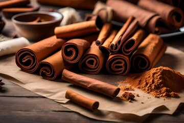 cinnamon sticks and anise