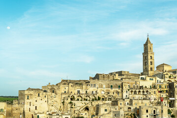 Obraz premium views of Matera downtown and skyline, Basilicata, Italy