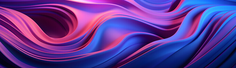 Decorative Forms Made Of Flexible Plastic In Various Colors. Generative A