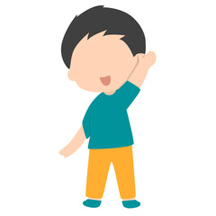 Fototapeta premium cute boy expression