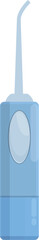 Oral electric device icon cartoon vector. Medicinal tech floss. Teeth irrigator