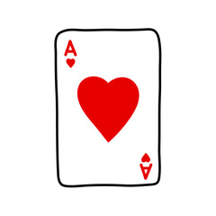 Hand drawn playing cards